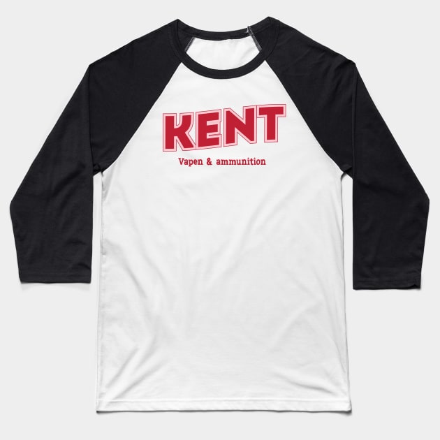 Kent Vapen & ammunition Baseball T-Shirt by PowelCastStudio